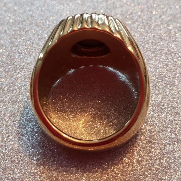 Men's Parklane Gold Filled Tiger Eye ring, Size 10 - Picture 2 of 2